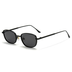 Metal Small Square Box Retro UV Protection Sun Glasses