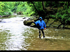 Brella Realtree Marine Blue Unisex Rain Jacket