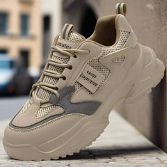 Lightweight Breathable Anti-Smash Work Shoes – Women's Safety Sneakers
