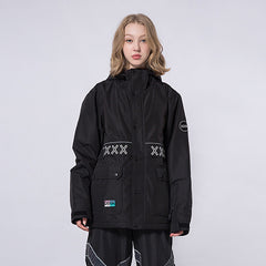 Waterproof And Warm Veneer Double-board Niche Professional Ski Jacket