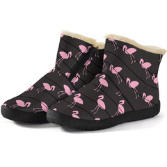 Black Classic Flamingo Winter Boots