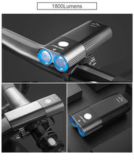 GACIRON 400-1800 Lumens Bicycle Front Light USB Rechargeable Cycling Headlight Flashlight MTB Road Bike Waterproof LED Head Lamp