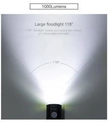 GACIRON 400-1800 Lumens Bicycle Front Light USB Rechargeable Cycling Headlight Flashlight MTB Road Bike Waterproof LED Head Lamp