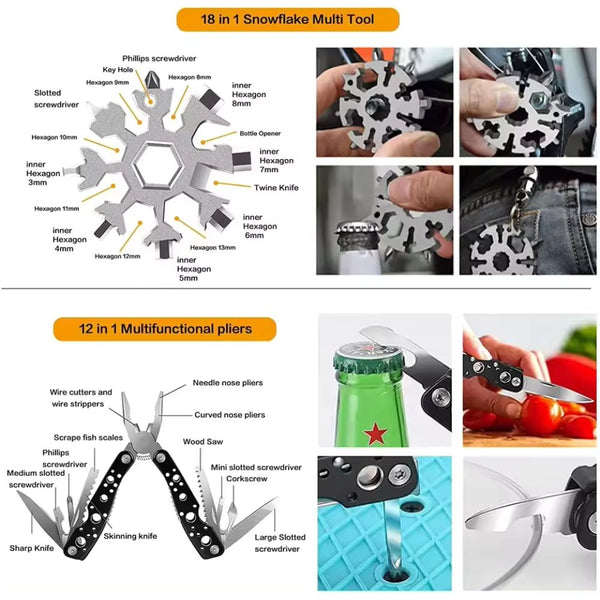 31-in-1 Survival Gear and Equipment Kit
