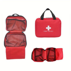 173pcs First Aid Kit: Portable Bag: Portable Bag For Outdoor Hunting, Hiking, Camping And More - Including Emergency Supplies!