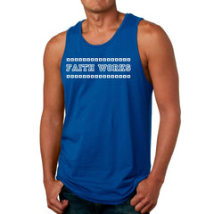 Mens Fitness Tank Top Graphic T-shirt Faith Works