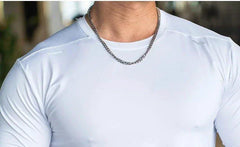 Men's Sports Fitness Long Sleeve Outdoor Badminton Quick Dry Training Shirt Casual Thin Running Top Bodybuilding Sportswear
