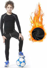 Muzikin Kids Thermal Underwear Set Fleece-Lined