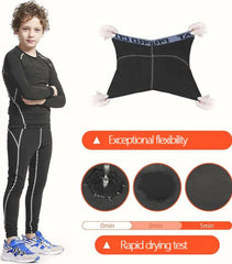 Muzikin Kids Thermal Underwear Set Fleece-Lined