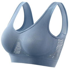 Plus Size Women's Push-Up Sports Bra - Perfect for Running & Yoga