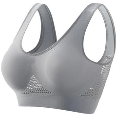 Plus Size Women's Push-Up Sports Bra - Perfect for Running & Yoga