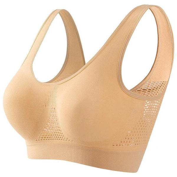 Plus Size Women's Push-Up Sports Bra - Perfect for Running & Yoga