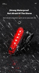 Rear Bike Tail Light USB Rechargeable Red Ultra Bright Taillights Fit On Bicycle Easy to Install for Cycling Safety