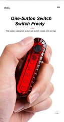 Rear Bike Tail Light USB Rechargeable Red Ultra Bright Taillights Fit On Bicycle Easy to Install for Cycling Safety