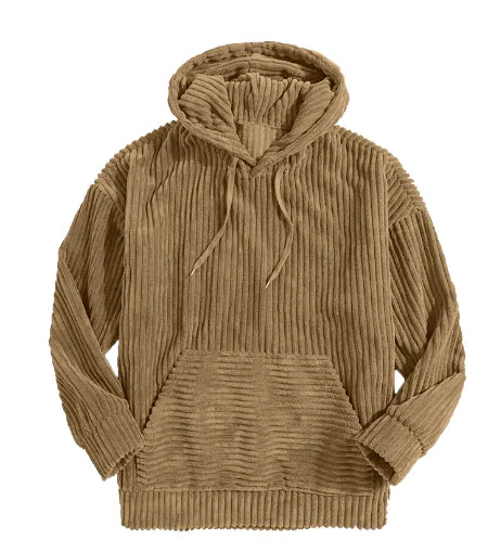 Essentials Hooded Corduroy Pullover for Men (One Piece)