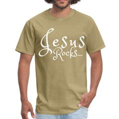 Faith Filled Mens Inspirational t Shirt with Uplifting Quote for Christian Lifestyle
